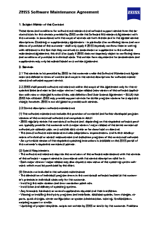 Náhled obrázku ZEISS Software Maintenance Agreement
