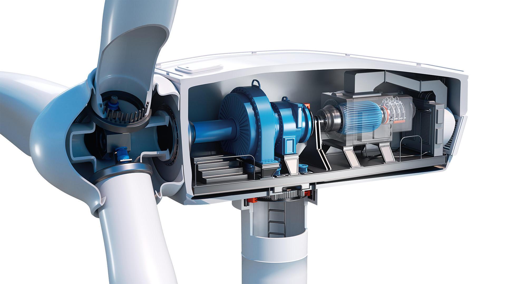 Otevřená turbína s ukázkou metrologického řešení ZEISS