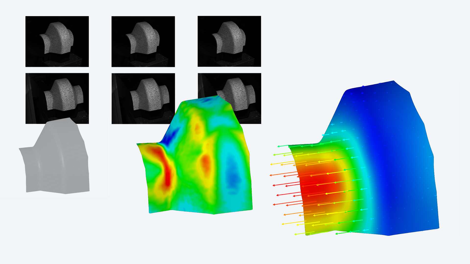 Přetvoření, 3D posun a 3D deformace