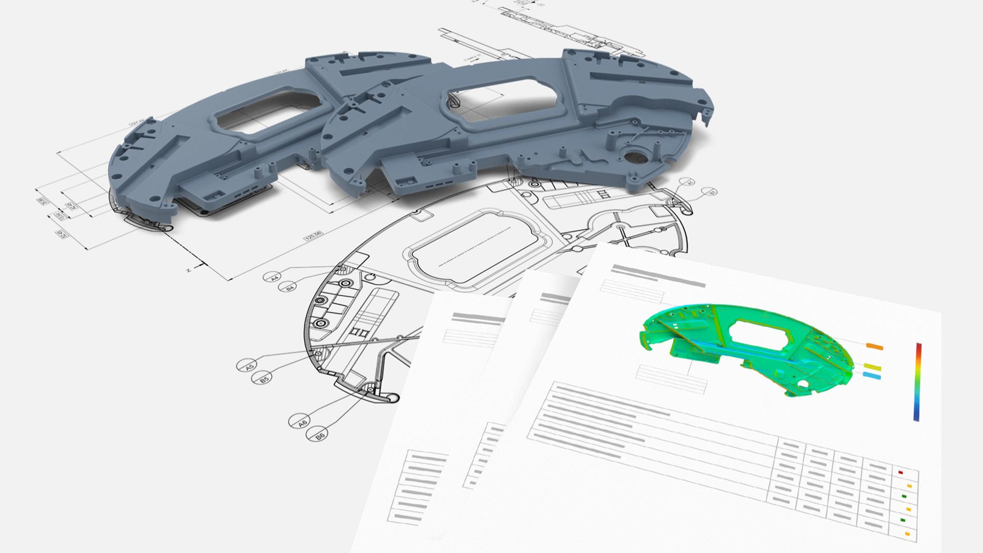 Od 2D výkresů k vizualizaci reportu s ZEISS INSPECT Optical 3D