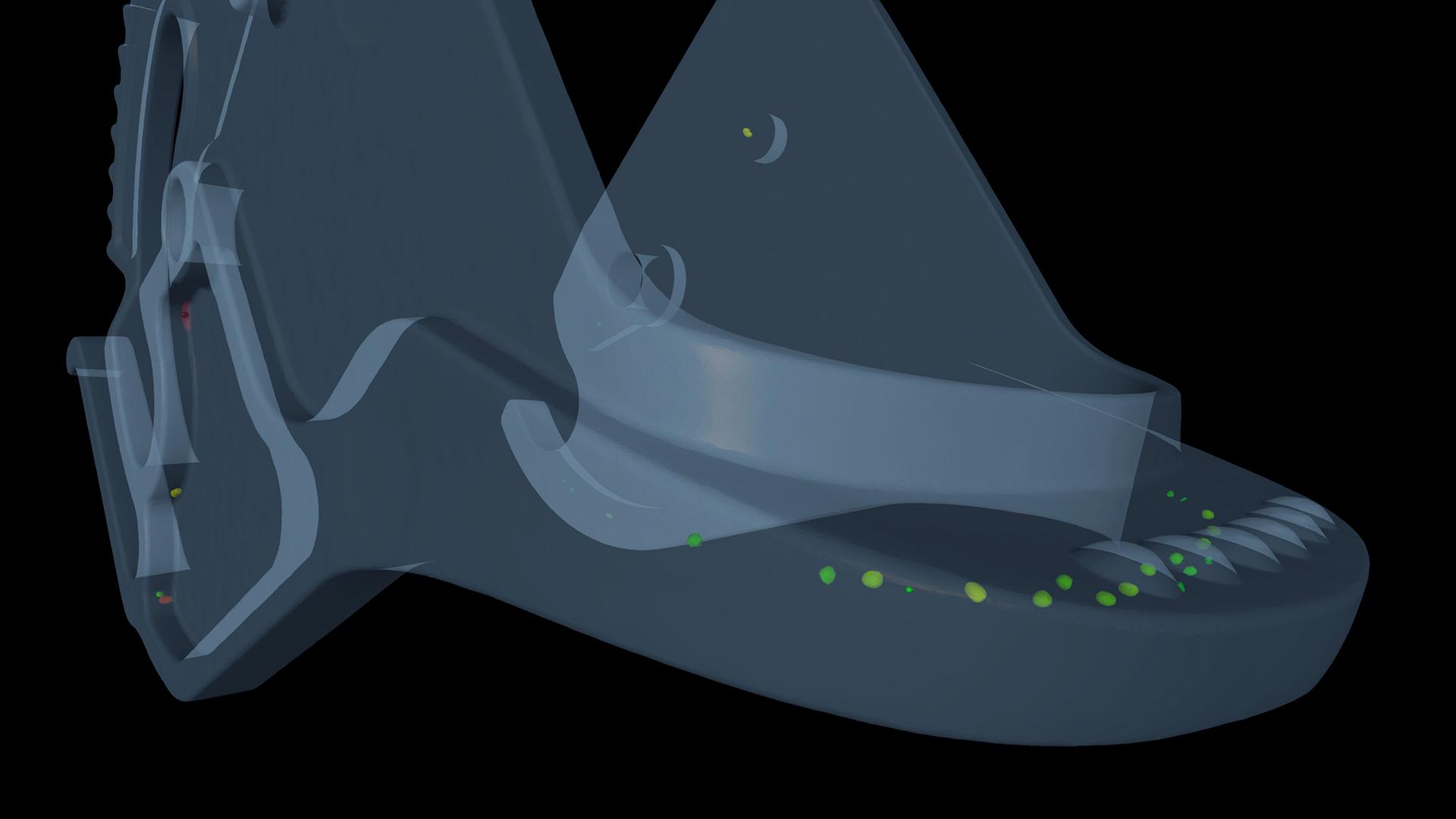 Analýza vad v plastové součástce inhalátoru pomocí ZEISS INSPECT X-Ray