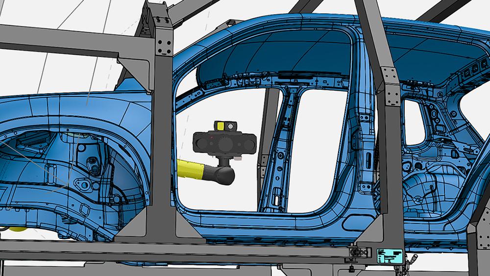 Virtuální měřicí prostor v ZEISS INSPECT Pro
