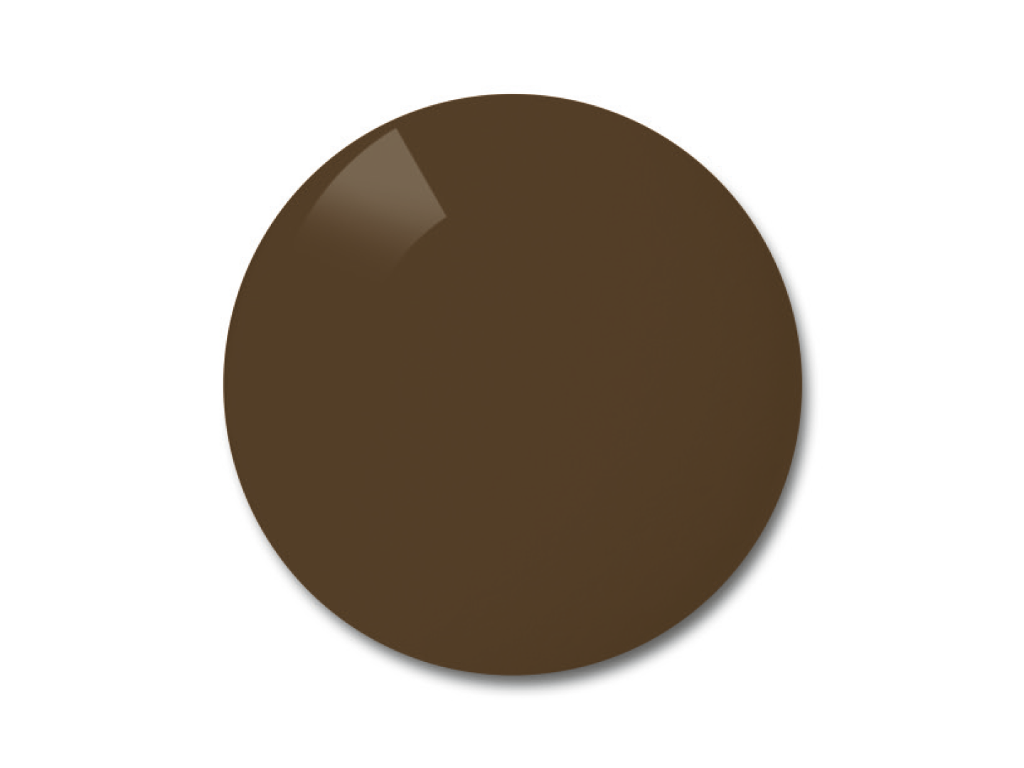 Příklad barvy hnědých polarizačních čoček. 